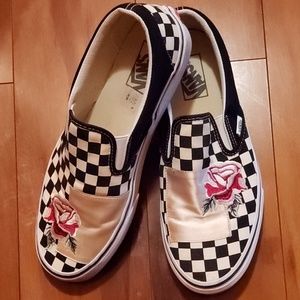 Vans Women's Asher Patchwork Skate Tennis Shoes